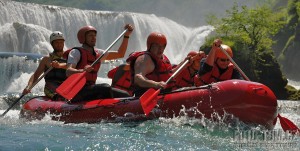 Rafting na Balkáně - řeka Una, Štrbačky Buk