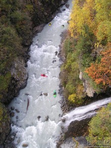 Podzim v Rakousku, kaňon Venter Ache