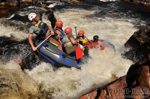 Tasmánie - rafting na Franklin river