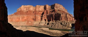 Panoramatický výhled u sýpek, Grand Canyon