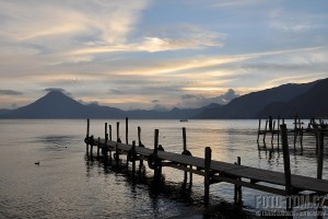 Panajachel a jezero Atitlan, Guatemala