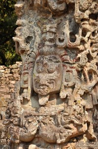 Májské ruiny v Copánu, Honduras, UNESCO